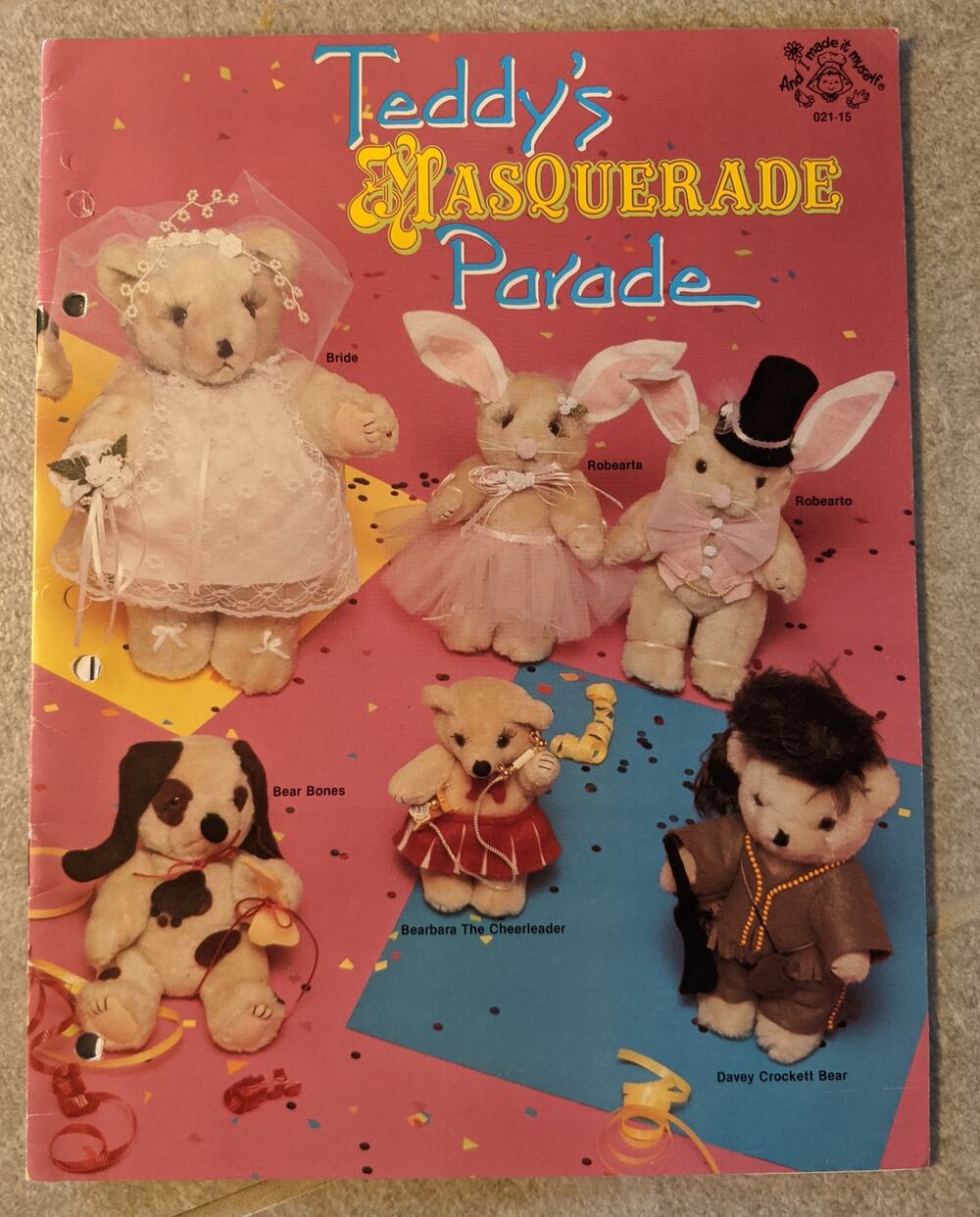 Teddy's Masquerade Parade Sewing Pattern Book 1987